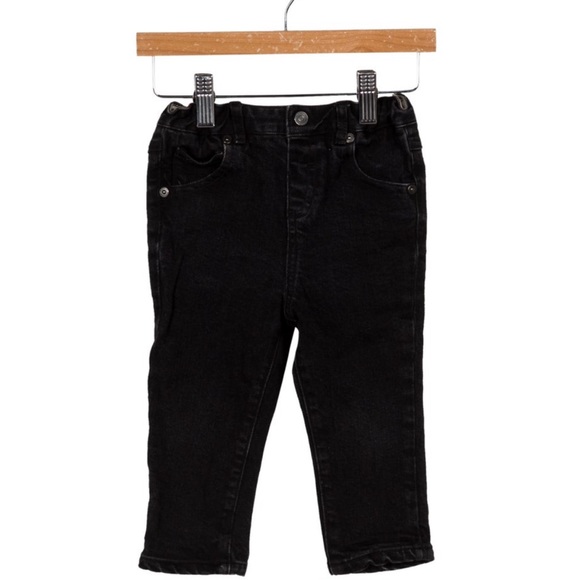 Infant Burberry StraightLeg Nova Check Trim Jeans - Picture 1 of 2